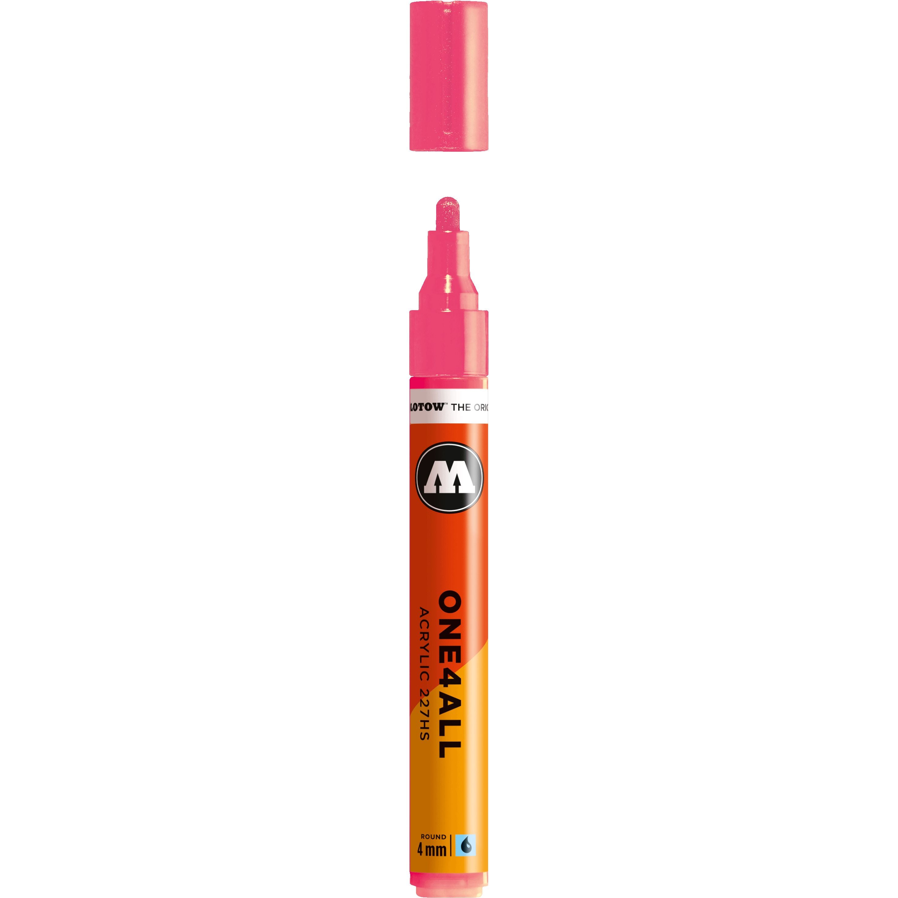 Molotow One4All Paint Marker #262 Neon Red Fluoroescent