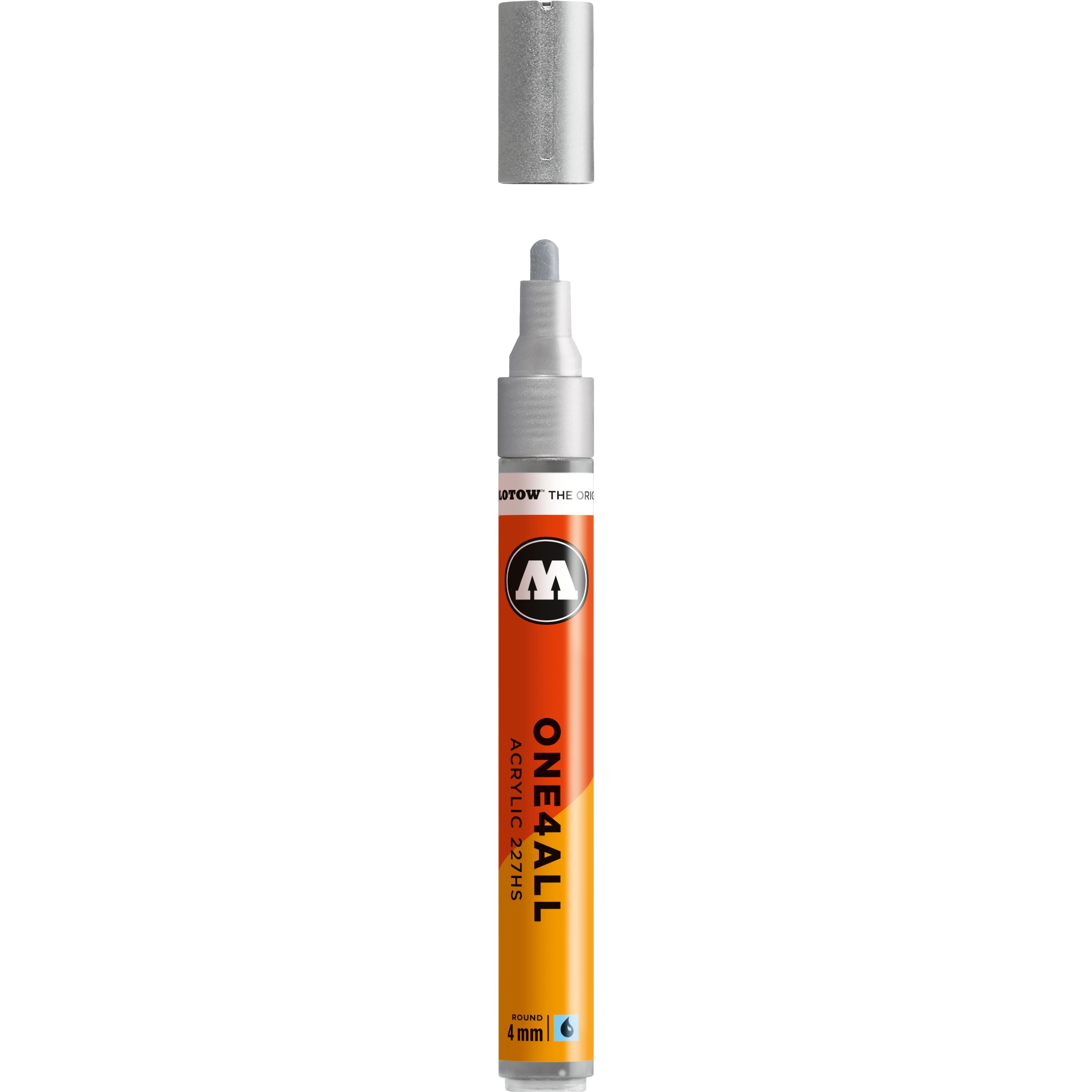 Molotow One4All Paint Marker #227 Metallic Silver