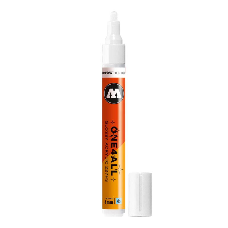 Molotow One4All Paint Marker #251 White Glossy 4mm