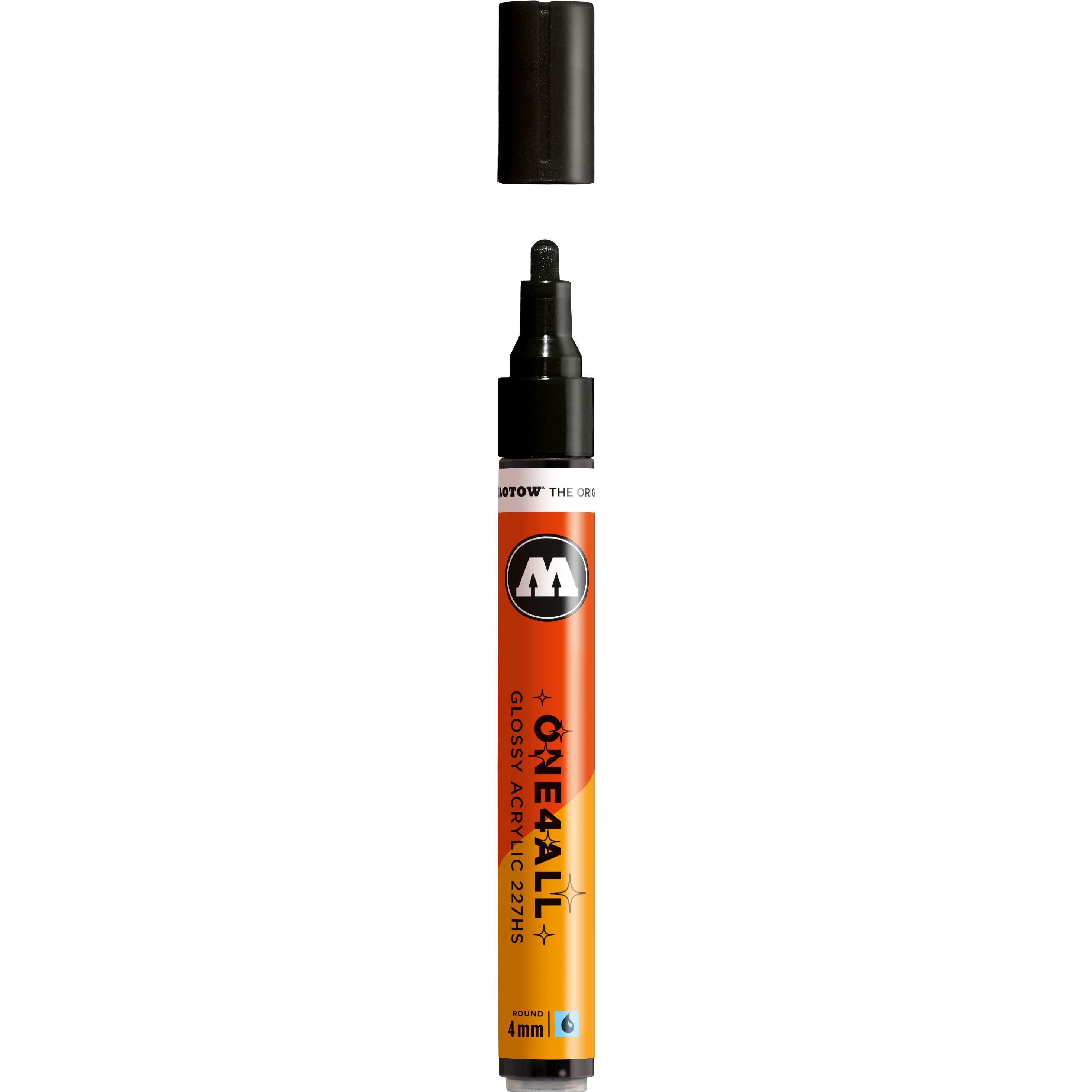 Molotow One4All Paint Marker #252 Black Glossy