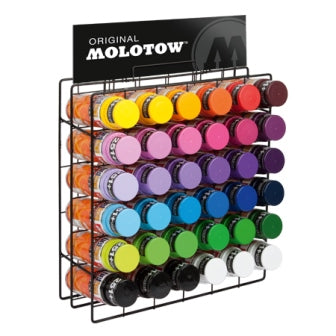 MOLOTOW SPRAY PAINT RACK HOLDS 36 CAN