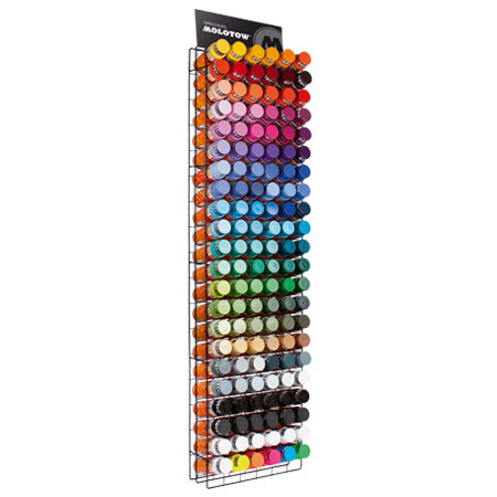 MOLOTOW SPRAY PAINT RACK HOLDS 132 CANS