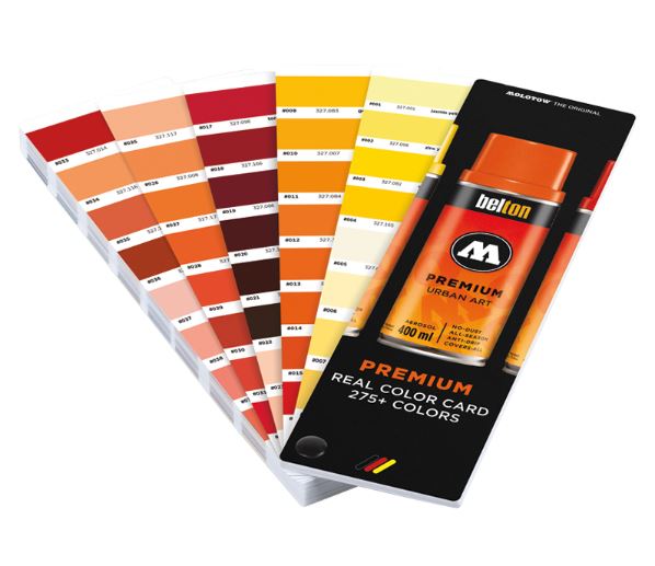 Molotow Colour Card