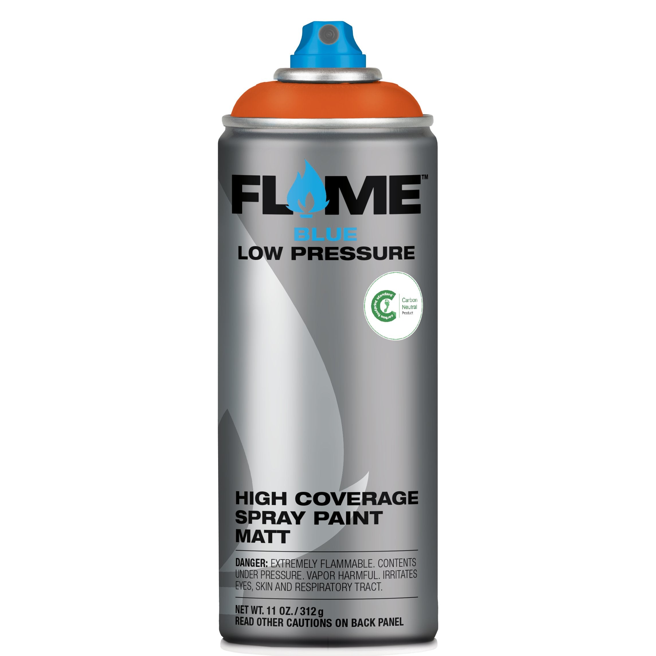 Molotow Flame Blue Spray Paint #212 Orange
