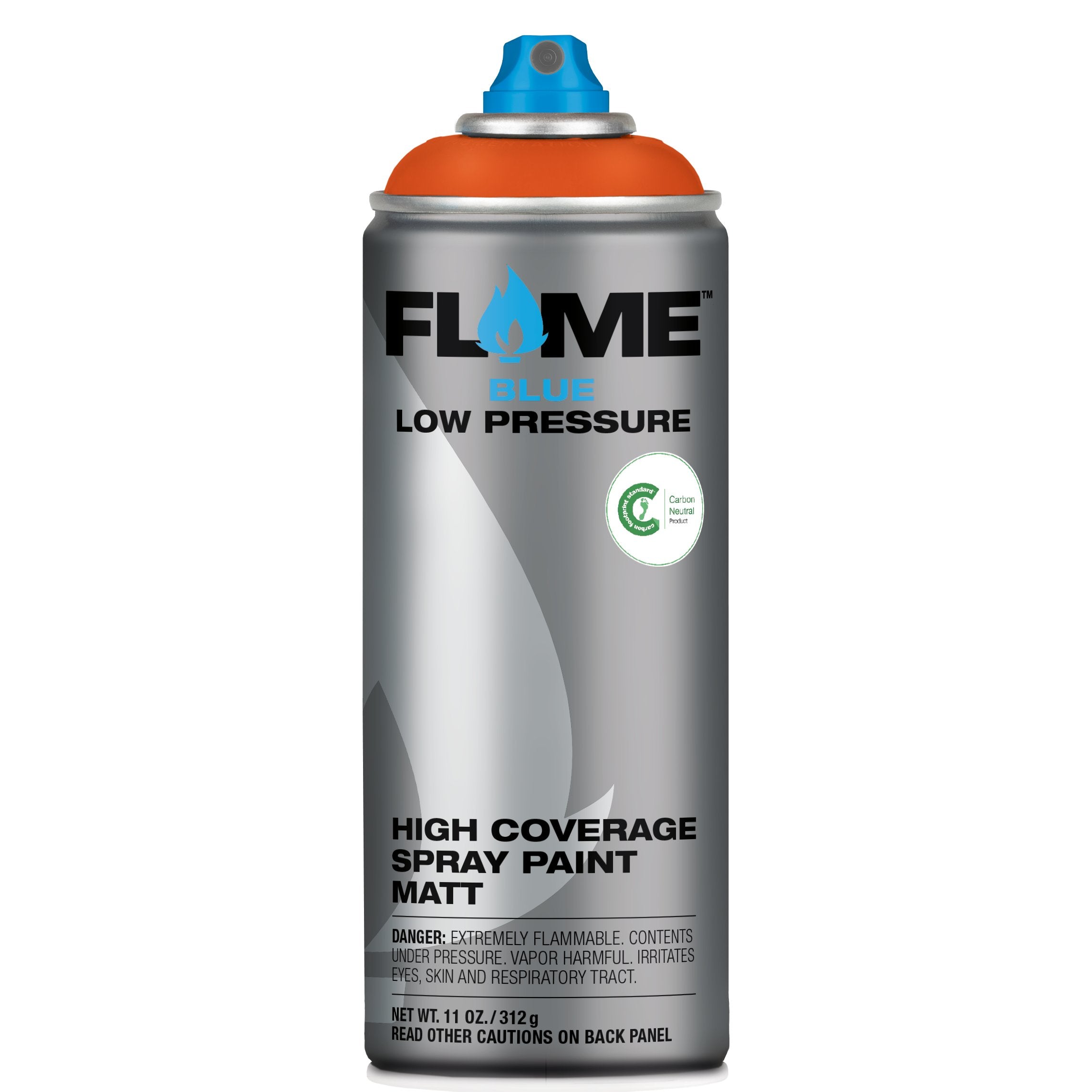 Molotow Flame Blue Spray Paint #214 Red Orange