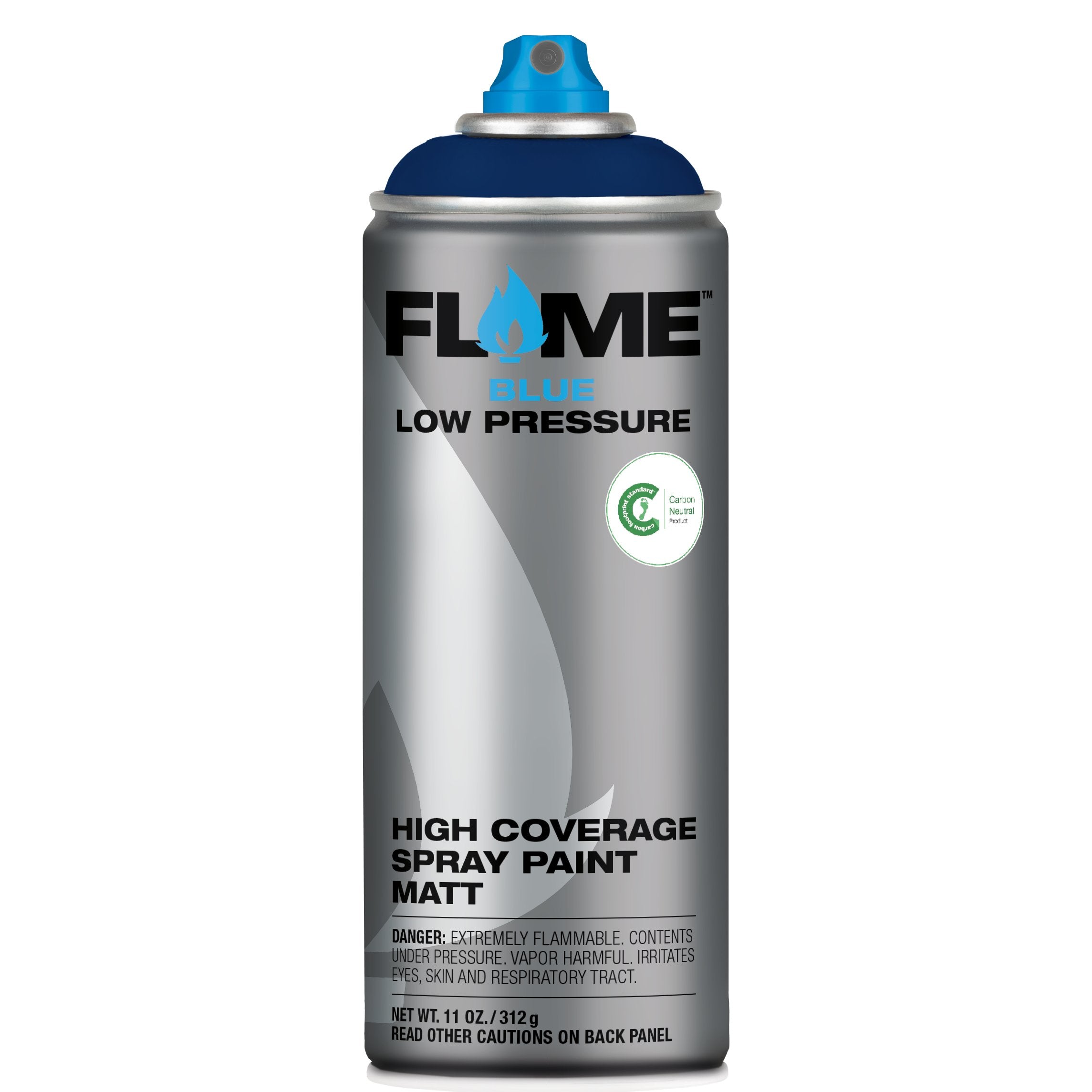 Molotow Flame Blue Spray Paint #522 Sapphire Blue