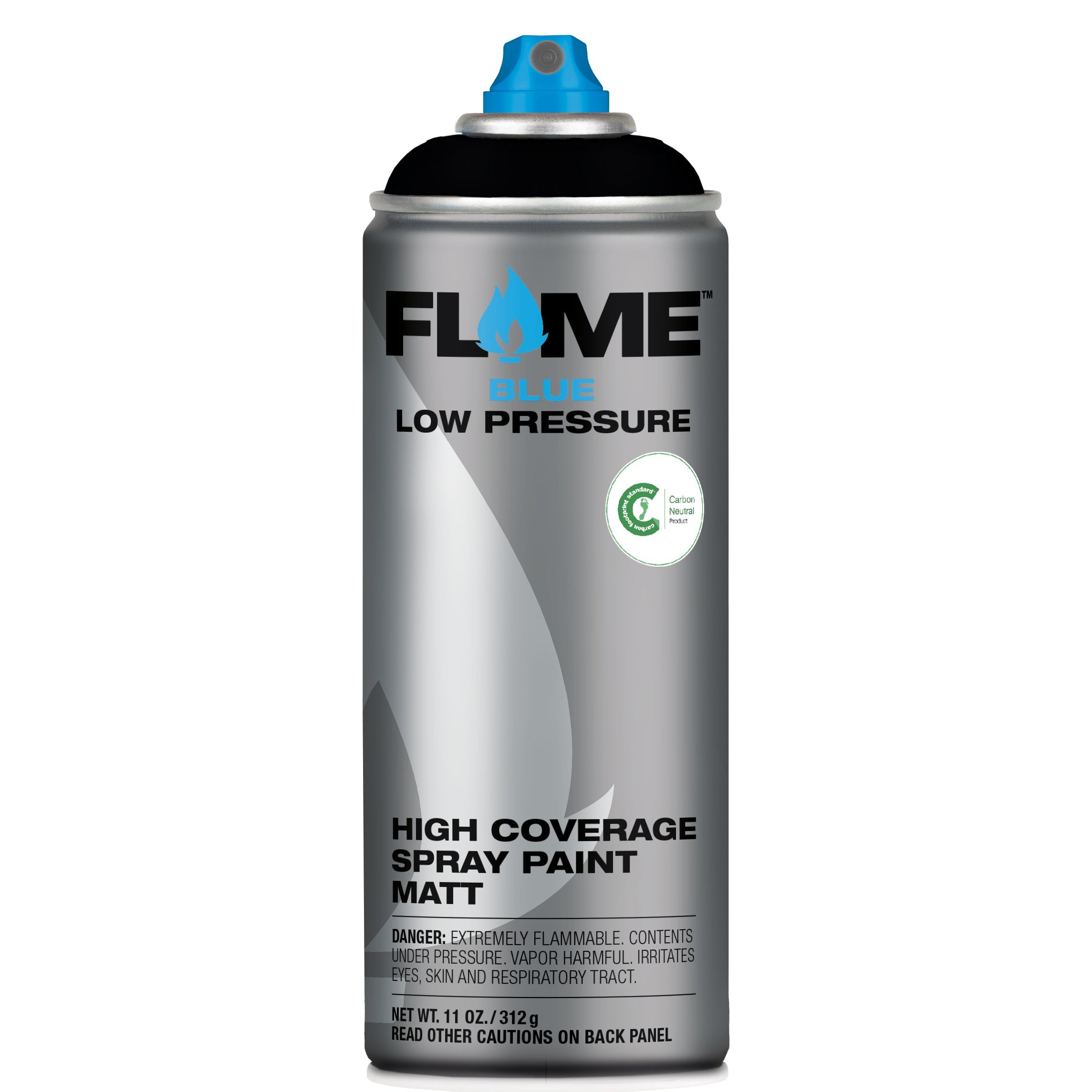 Molotow Flame Blue Spray Paint #904 Deep Black