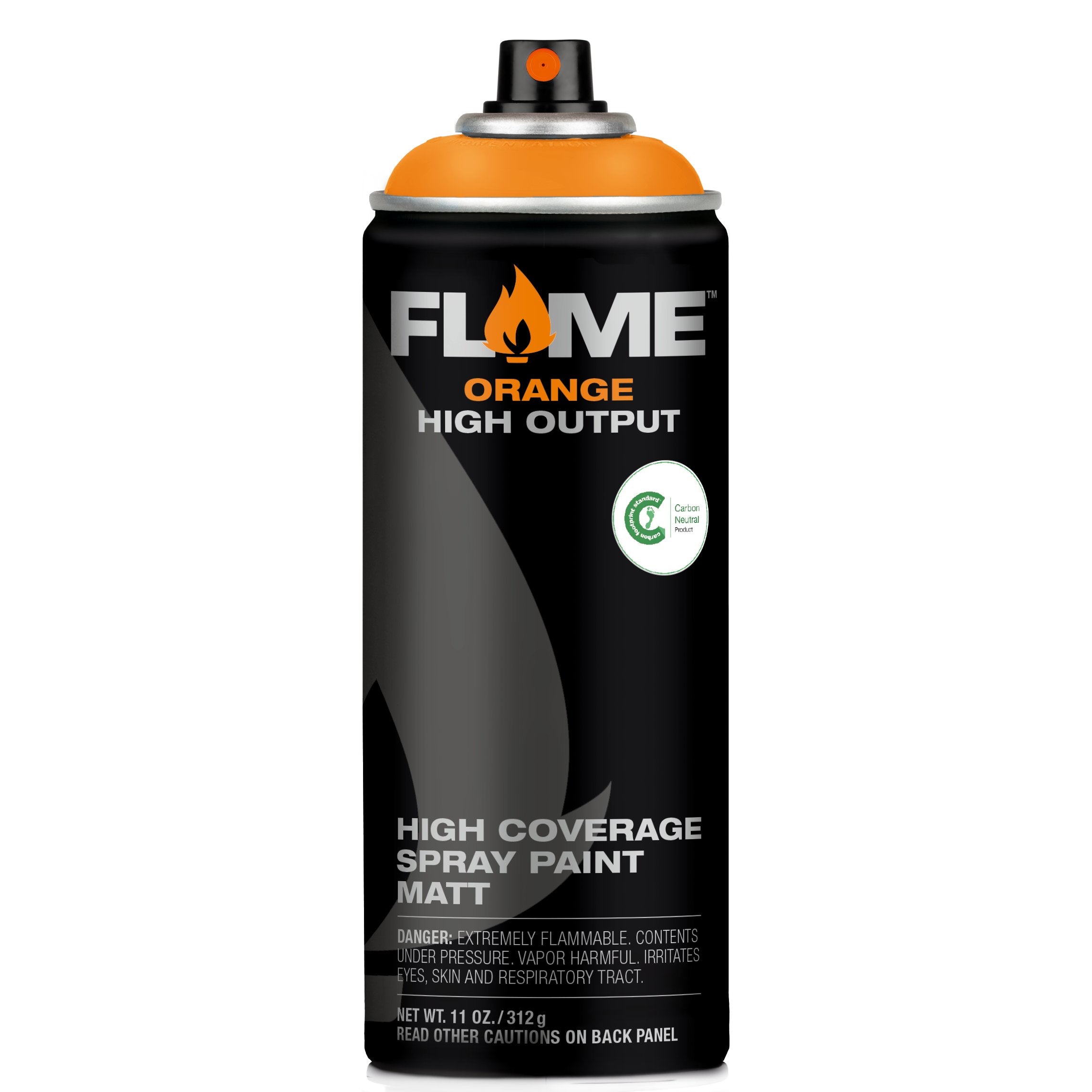 MOLOTOW FLAME ORANGE SPRAY PAINT #202 PASTEL ORANGE