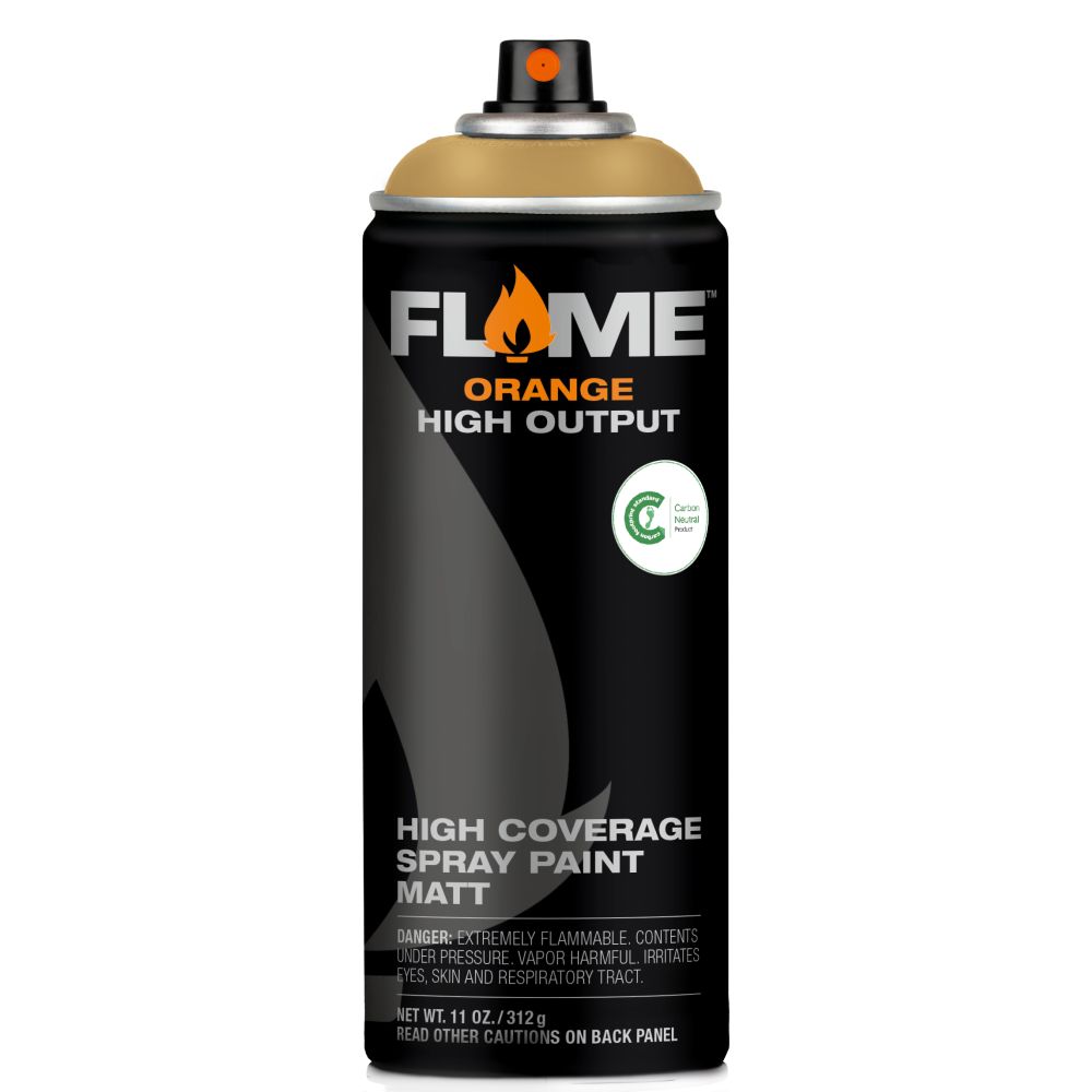 FLAME ORANGE SPRAY PAINT #704 BEIGE BROWN