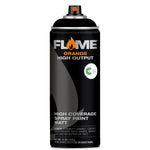 FLAME ORANGE SPRAY PAINT #901 THICK BLACK