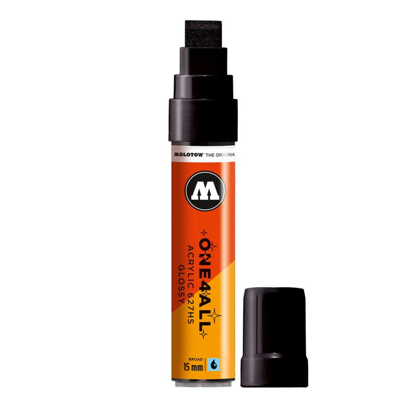 Molotow One4All Paint Marker #252 Black Glossy 15mm