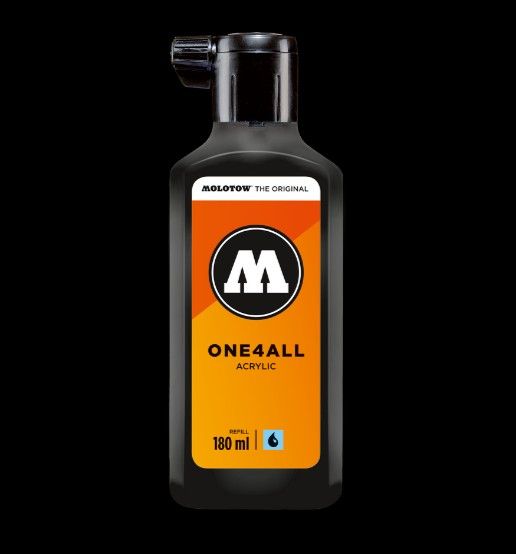 Molotow One4All Paint Refill #180 Signal Black 180ml