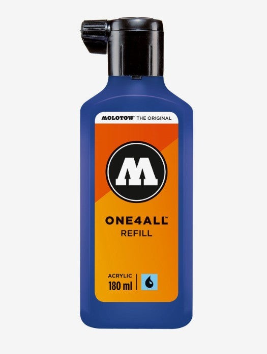 Molotow One4All Paint Refill #204 True Blue 180ml
