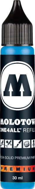 Molotow One4All Paint Refill #161 Shock Blue Middle 30ml