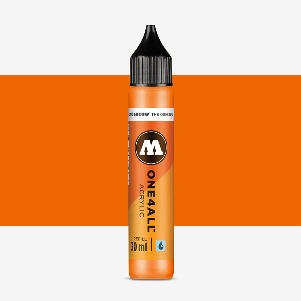 Molotow One4All Paint Refill #218 Neon Orange Fluorescent