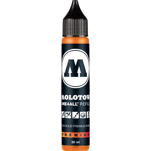 Molotow One4All Paint Refill #218 Neon Orange Fluorescent
