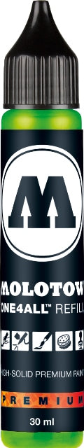 Molotow One4All Paint Refill #219 Neon Green Fluorescent 30ml