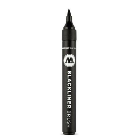 MOLOTOW BLACKLINER PEN BLACK BRUSH