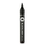 MOLOTOW BLACKLINER PEN BLACK BRUSH