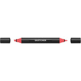 Molotow Sketcher Marker Brush + Chisel Cherry Red Middle