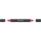 Molotow Sketcher Marker Brush + Chisel Cherry Red