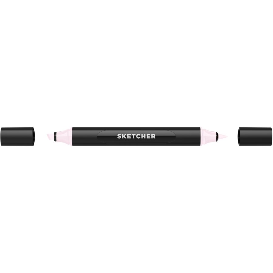 Molotow Sketcher Marker Brush + Chisel Light Pink