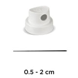 Molotow Spray Paint Cap Super Skinny White/Grey Packet 100