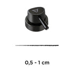 MOLOTOW SPRAY PAINT CAP SUPER SKINNY BLACK/NEEDLE PACK 5