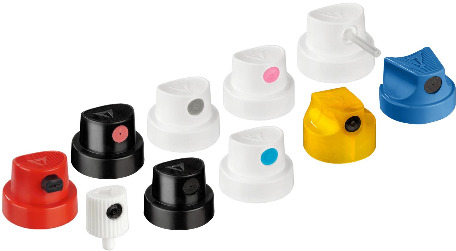 Manual Paint Caps MOLOTOW SPRAY PAINT CAP ASSORTED STYLES PACKET 10 – Gordon Harris - The ...