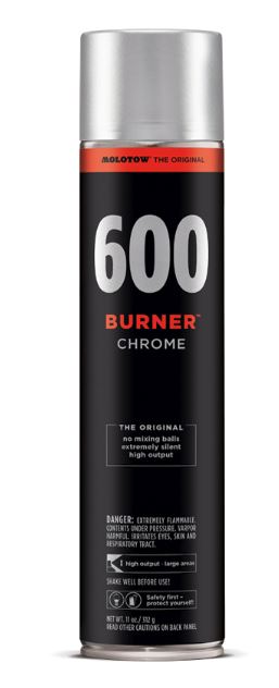 Molotow Burner Spray Paint Chrome 600ml