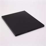 Cast Acrylic Sheet Solid Black Gloss 400x600x3mm