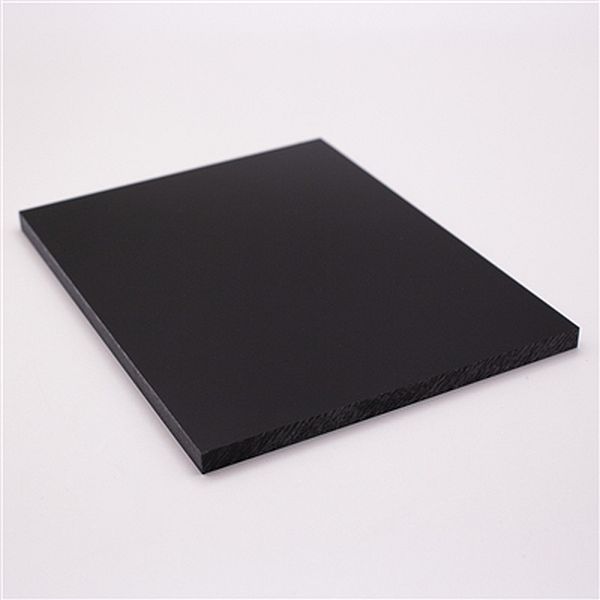 Cast Acrylic Sheet Solid Black Gloss 400x600x3mm