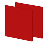Cast Acrylic Sheet Solid Red Goss 300x400x3mm