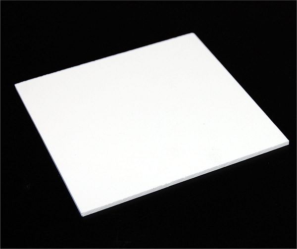 Cast Acrylic Sheet Solid White Gloss 300x400x3mm