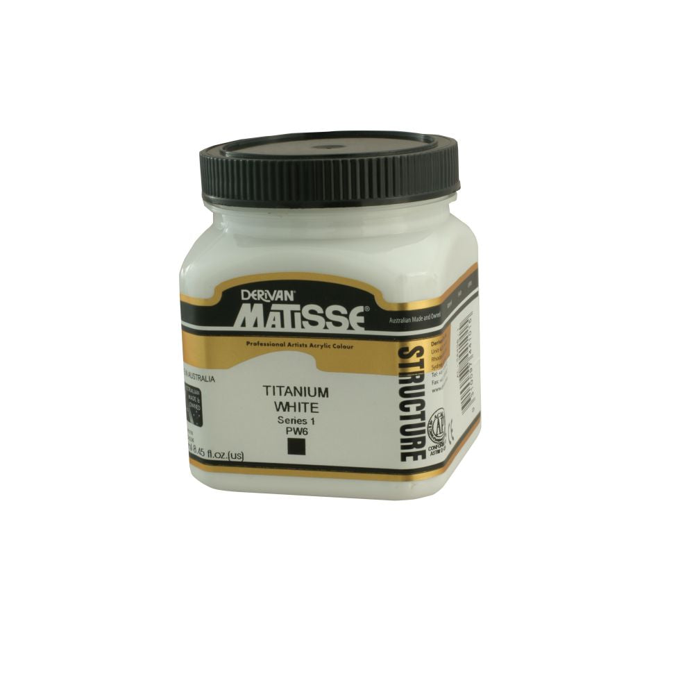 Matisse Structure Acrylic Paint Titanium White S1