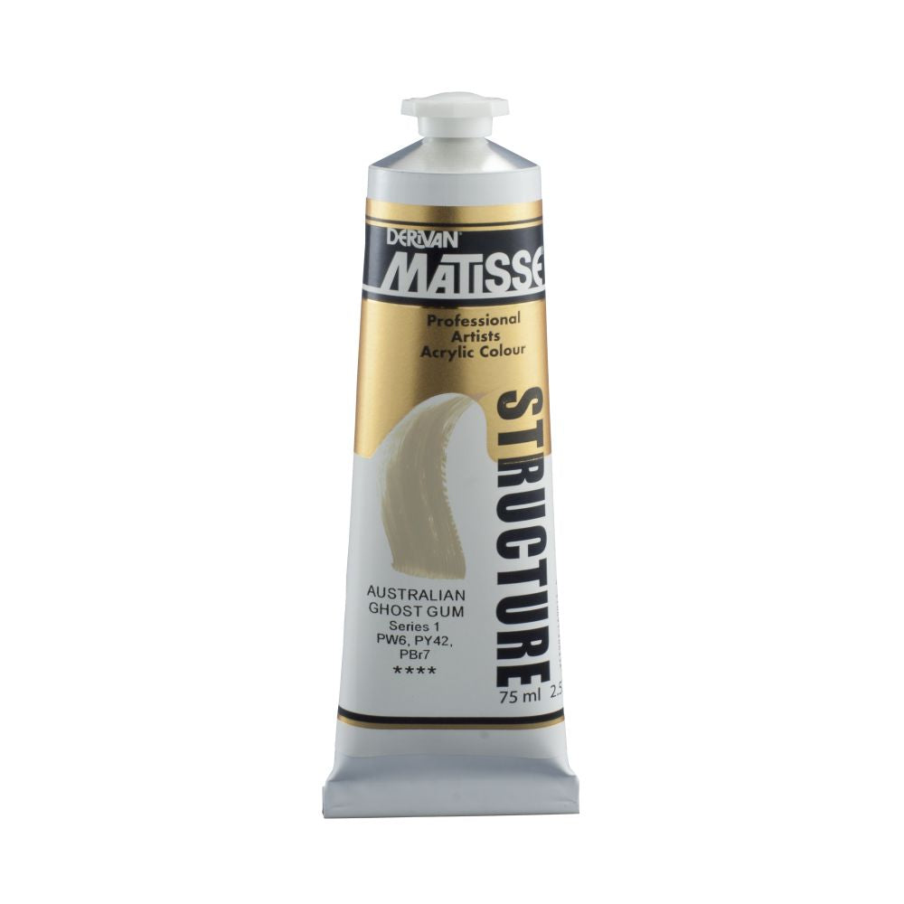 Matisse Structure Acrylic Paint Australian Ghost Gum S1