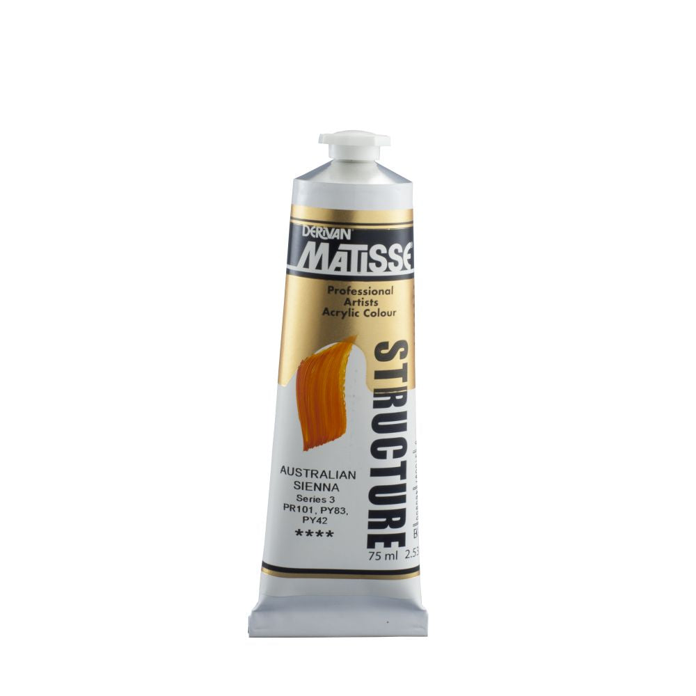 Matisse Structure Acrylic Paint Australian Sienna S3