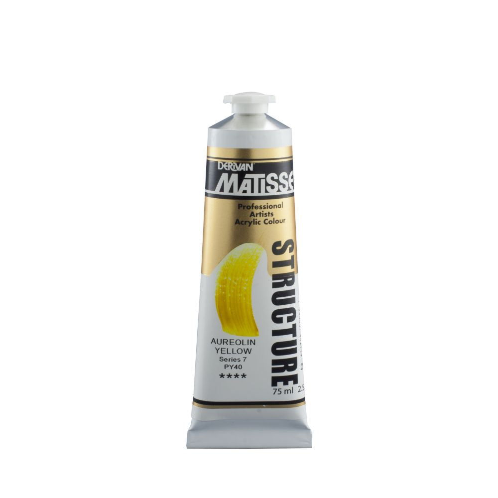 Matisse Structure Acrylic Paint Aureolin Yellow S7