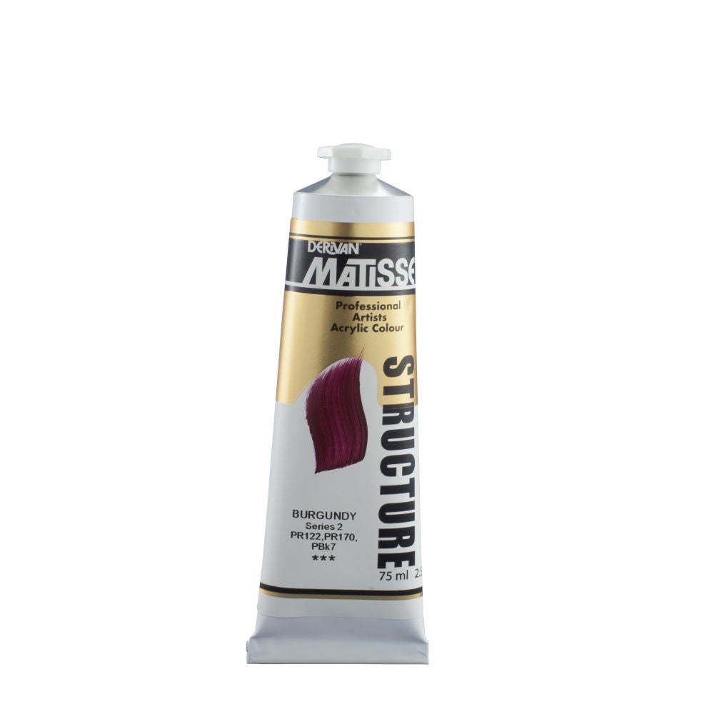 Matisse Structure Acrylic Paint Burgundy S2