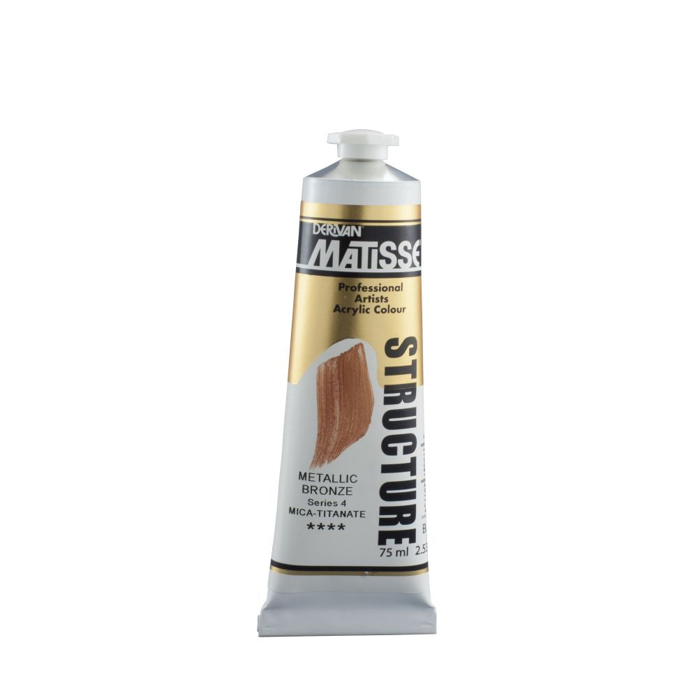 Matisse Structure Acrylic Paint Metallic Bronze S4