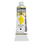 MATISSE STRUCTURE ACRYLIC PAINT CADMIUM FREE YELLOW MEDIUM S4