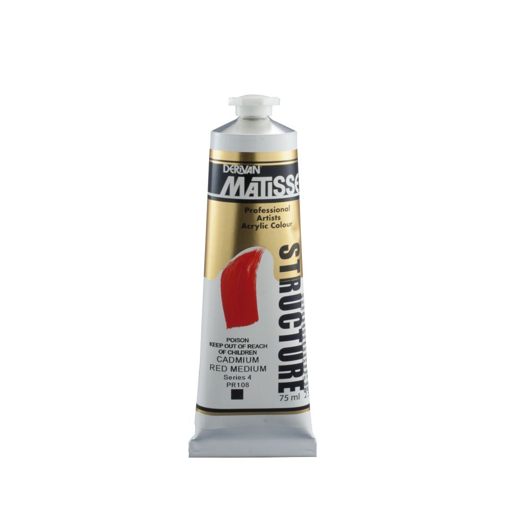 Matisse Structure Acrylic Paint Cadmium Red Med S4