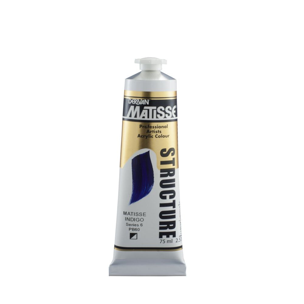 Matisse Structure Acrylic Paint Matisse Indigo S6