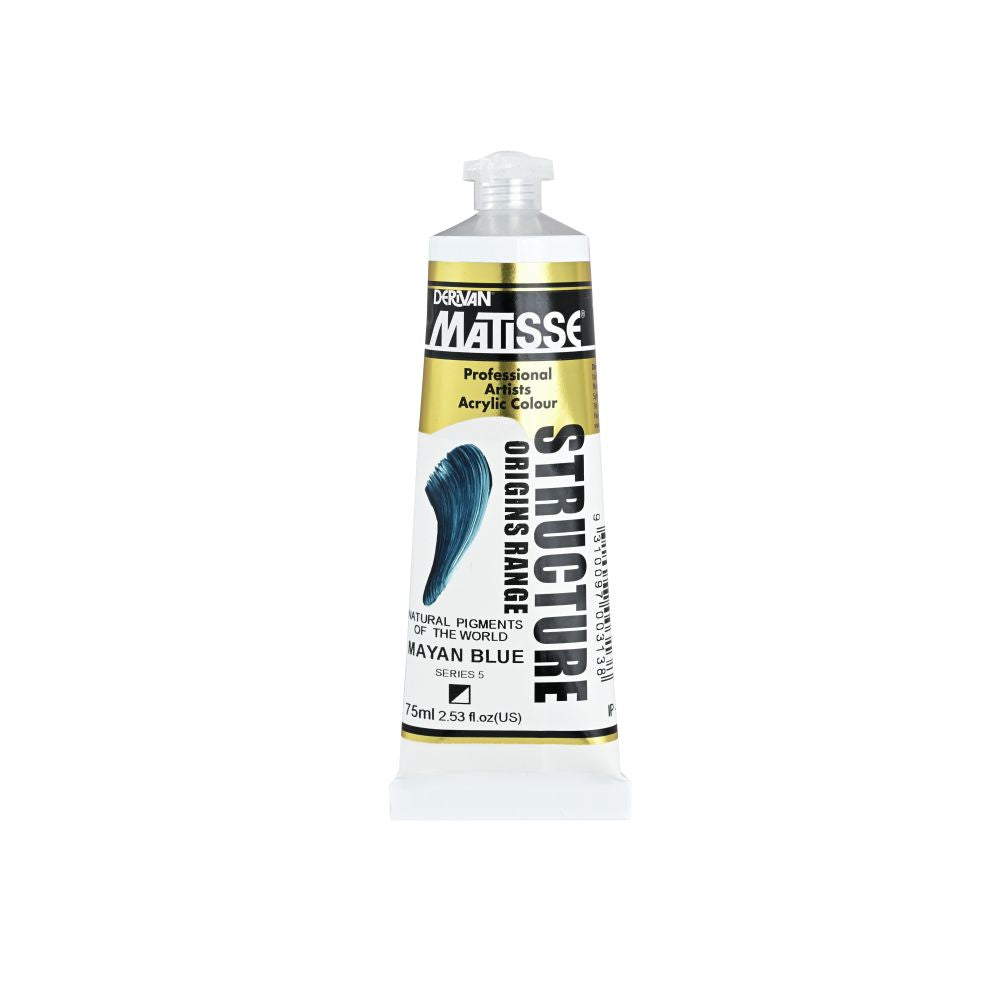 MATISSE STRUCTURE ACRYLIC PAINT MAYAN BLUE S5