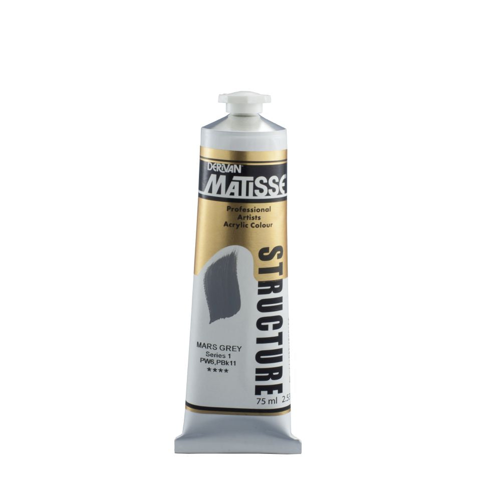 Matisse Structure Acrylic Paint Mars Grey S1