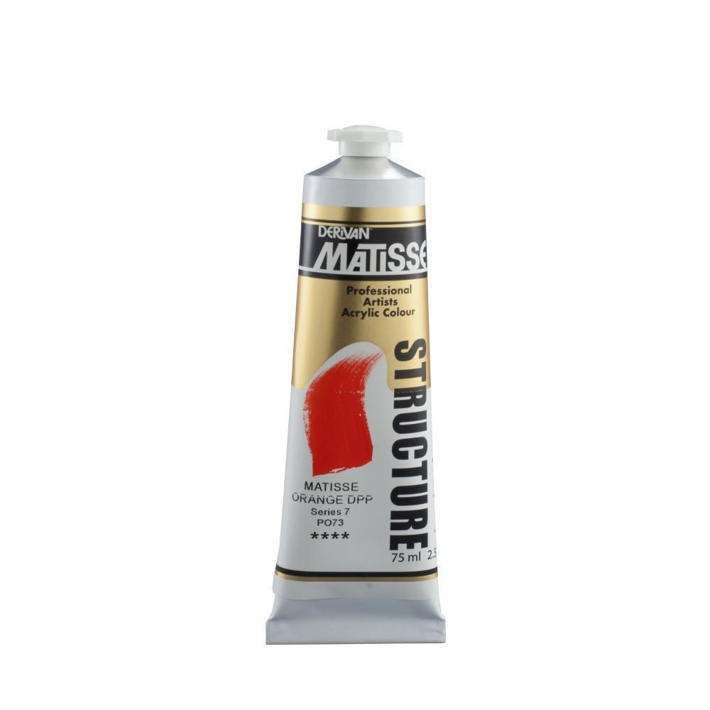 Matisse Structure Acrylic Paint Matisse Orange Deep S7