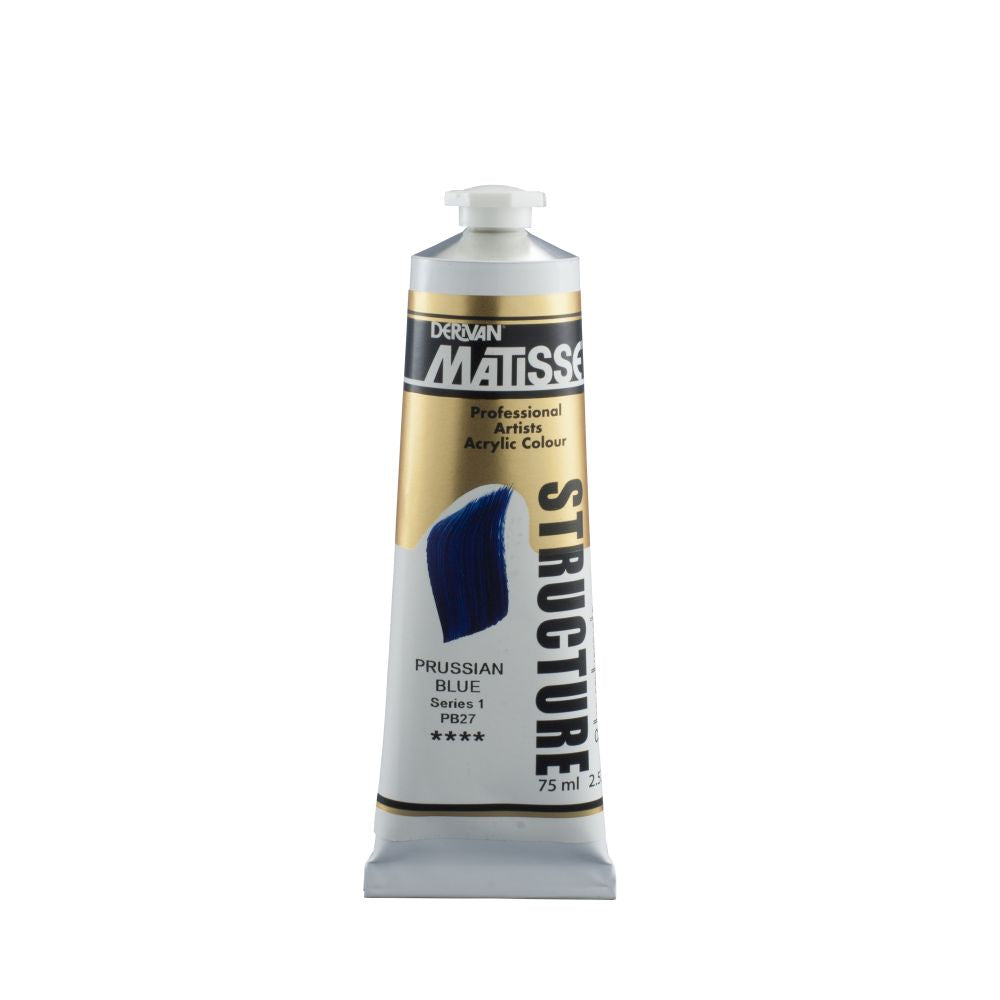 Matisse Structure Acrylic Paint Prussian Blue S1