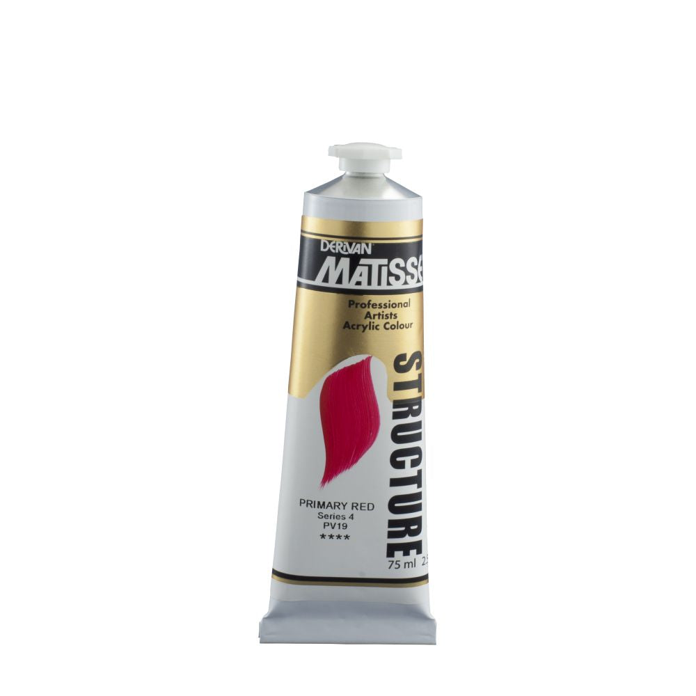 Matisse Structure Acrylic Paint Primary Red S4