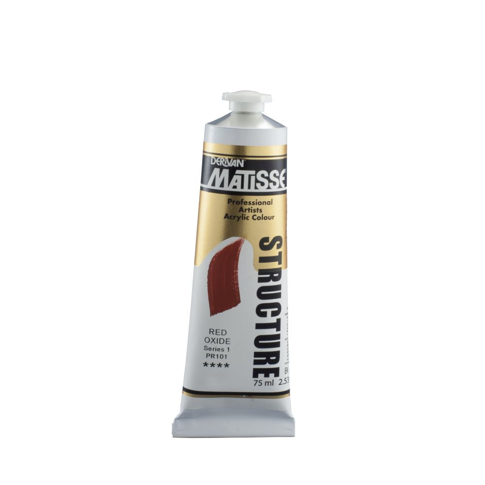 Matisse Structure Acrylic Paint Red Oxide S1
