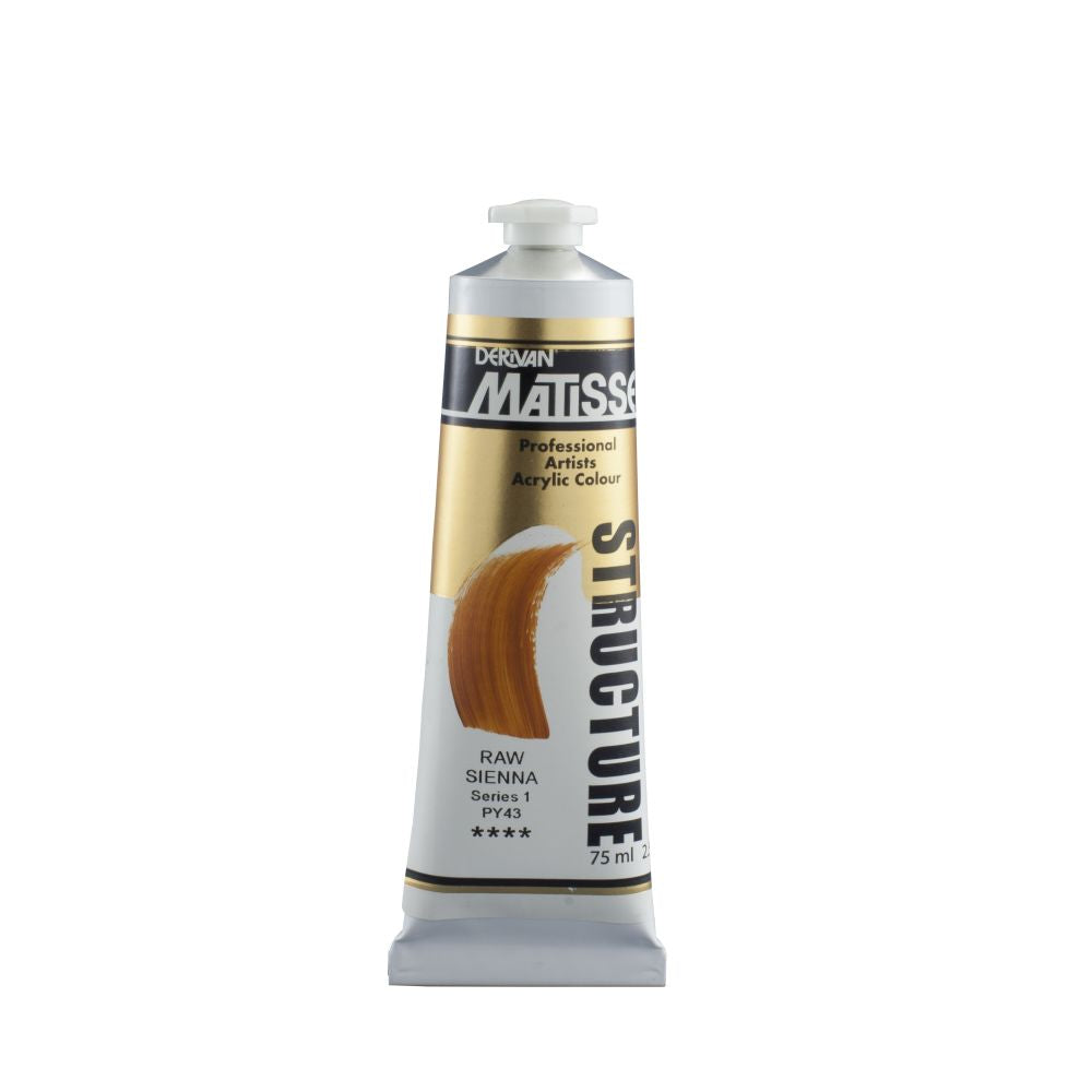 Matisse Structure Acrylic Paint Raw Sienna S1